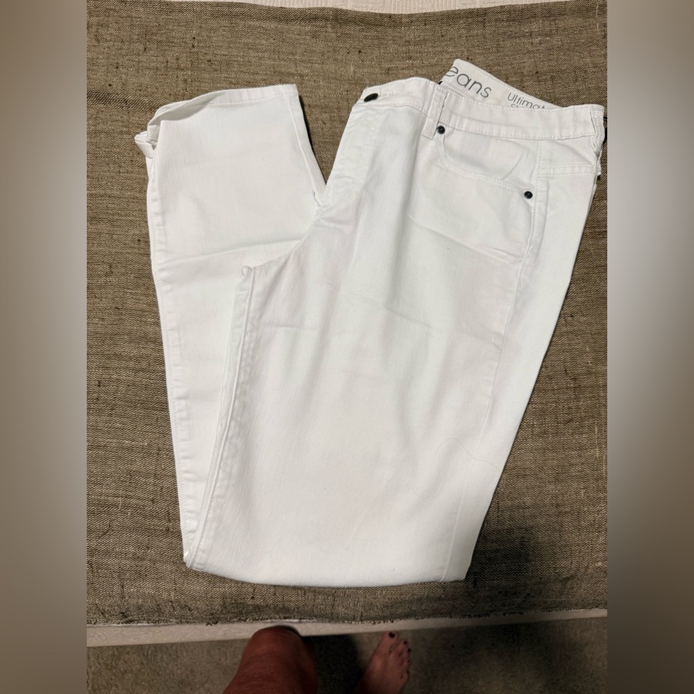 Calvin Klein White Denim Jeans